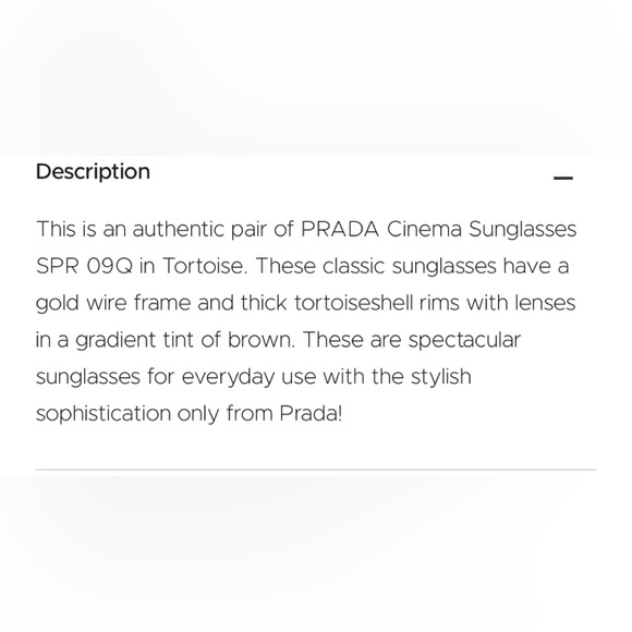 PRADA CINEMA SUNGLASSES - Picture 12 of 12